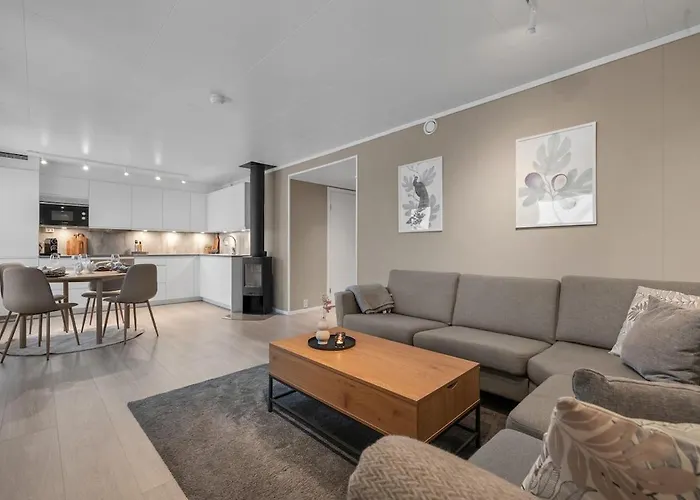 Modern 3-bedroom, With Private Aurora Borealis Watching Balcony Appartement *